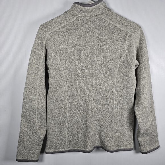 Patagonia Women's Better Sweater 1/4-Zip Fleece In Birch White Size Medium - Picture 3 of 15